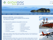 Tablet Screenshot of gravionic.com